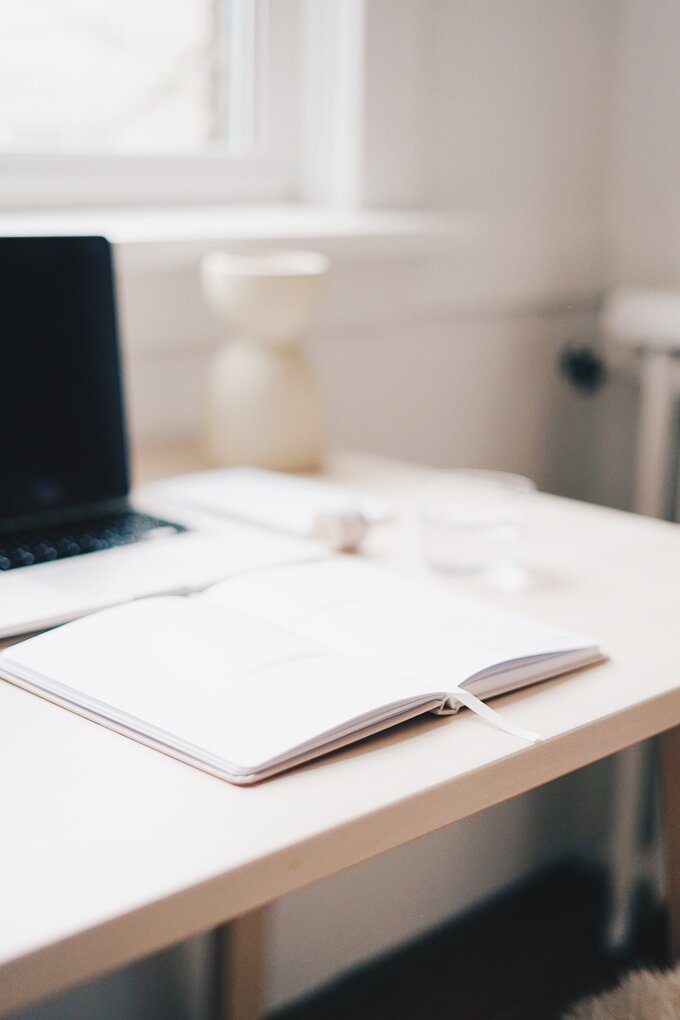 Book and Laptop