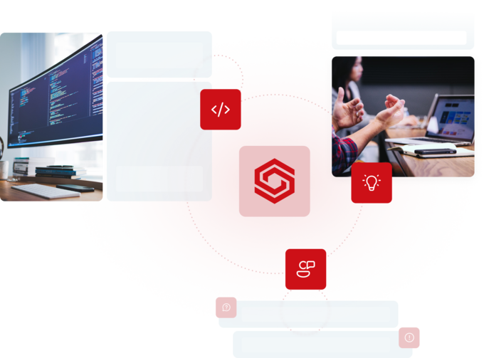 Illustration that symbolizes the services provided by CoreShop