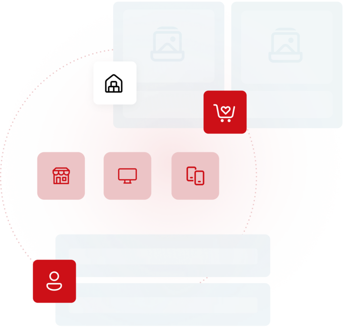 An Illustration that abstracts the Possibilities of CoreShop